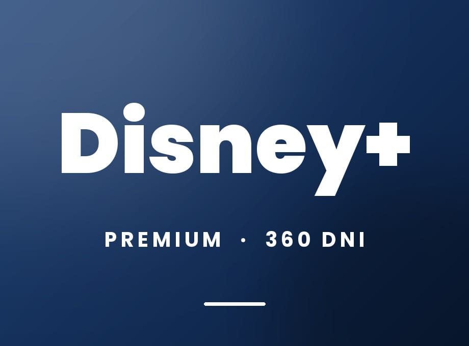 Konto Disney+ Premium 360 dni – polskie konto na cały rok, pełna biblioteka Disney+